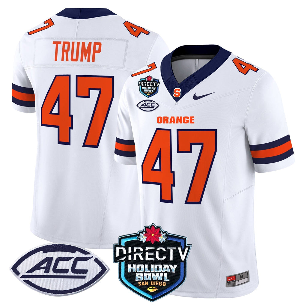 Men Syracuse Orange 2025 Holiday Bowl Patch Vapor Limited Jersey - All Stitched