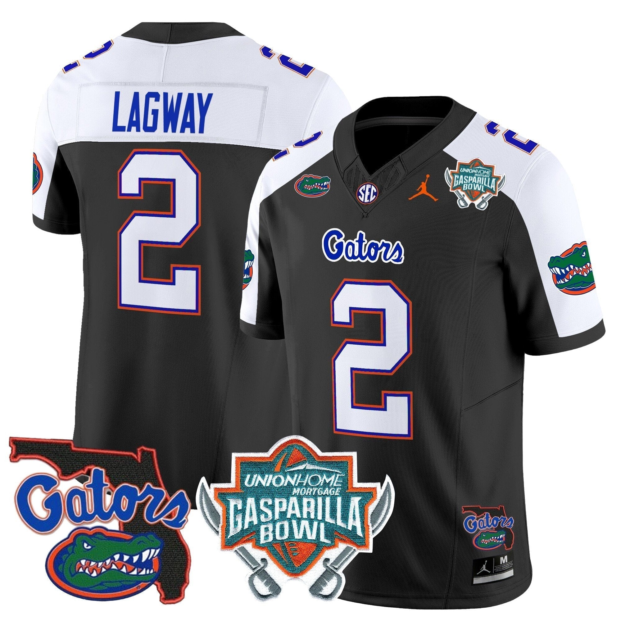 Men Florida Gators 2025 Gasparilla Bowl Patch Vapor Limited Jersey - All Stitched