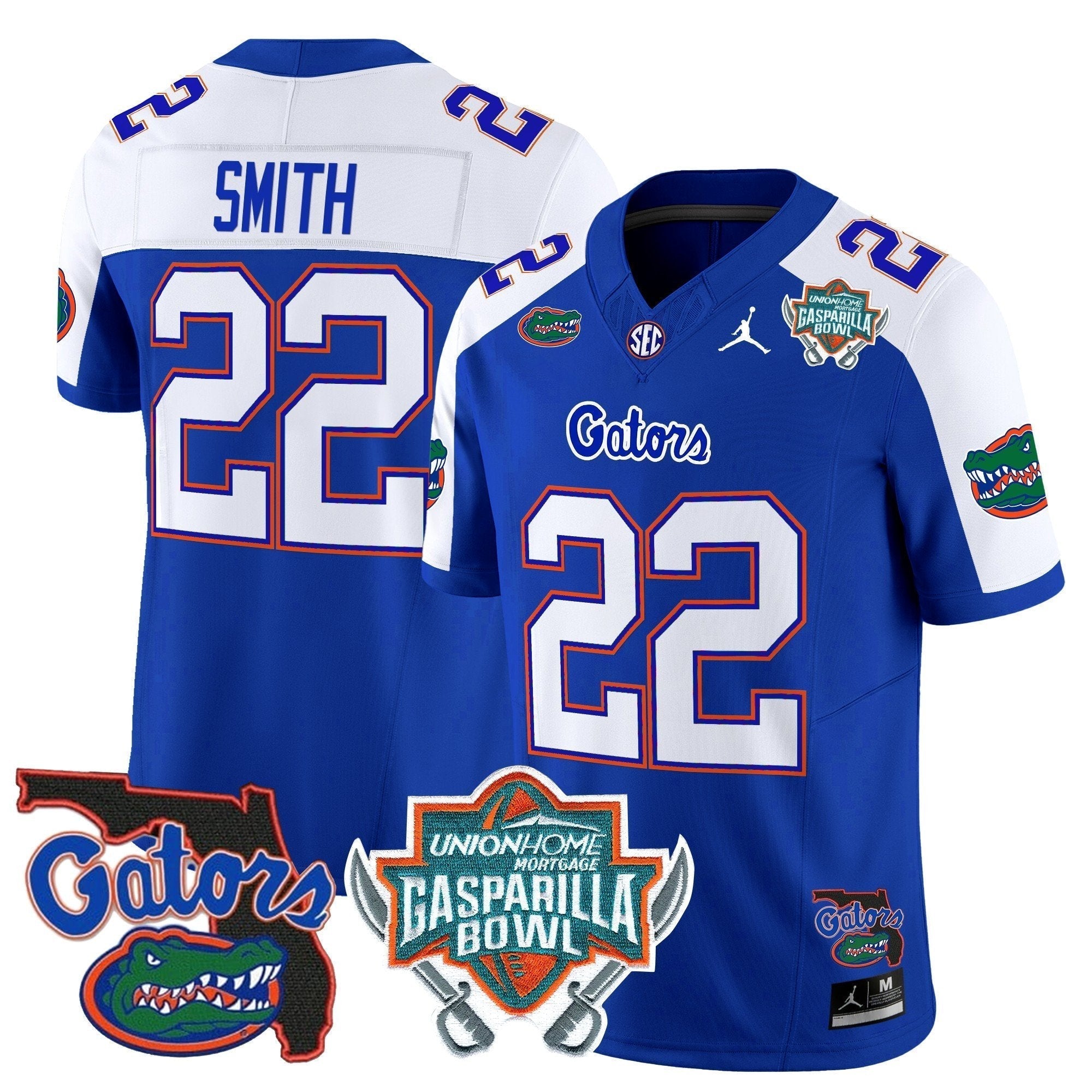 Men Florida Gators 2025 Gasparilla Bowl Patch Vapor Limited Jersey - All Stitched