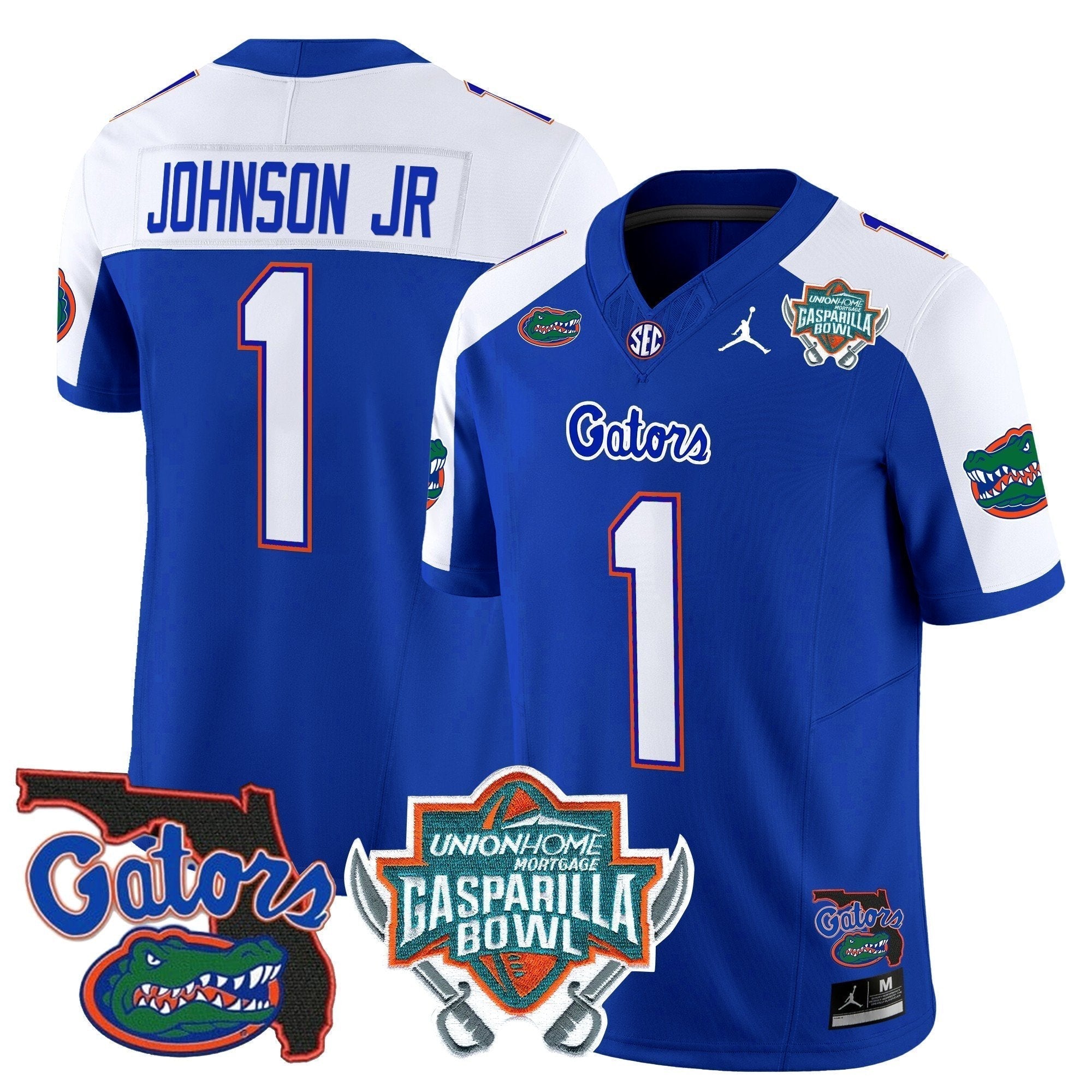 Men Florida Gators 2025 Gasparilla Bowl Patch Vapor Limited Jersey - All Stitched