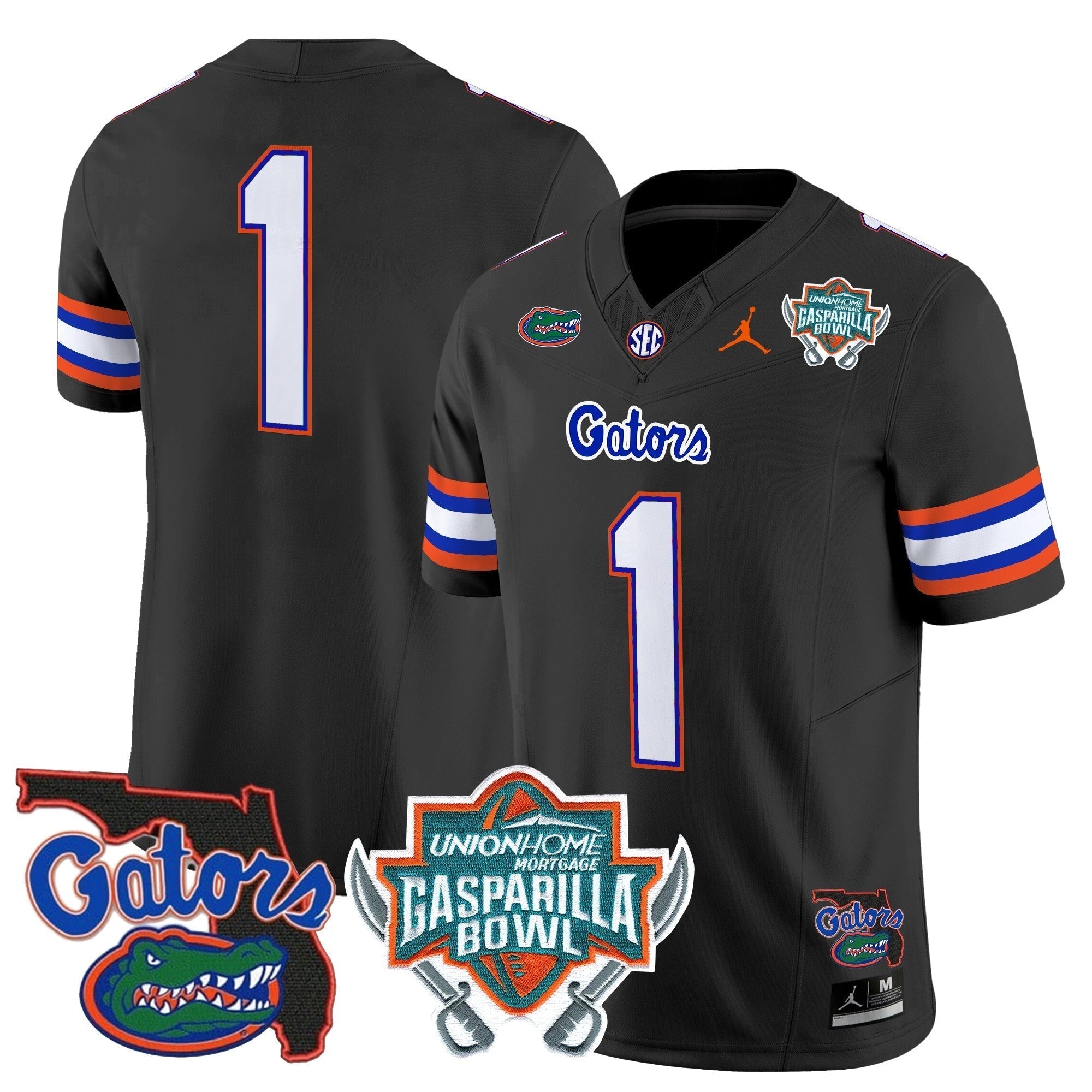 Men Florida Gators 2025 Gasparilla Bowl Patch Vapor Limited Jersey - All Stitched