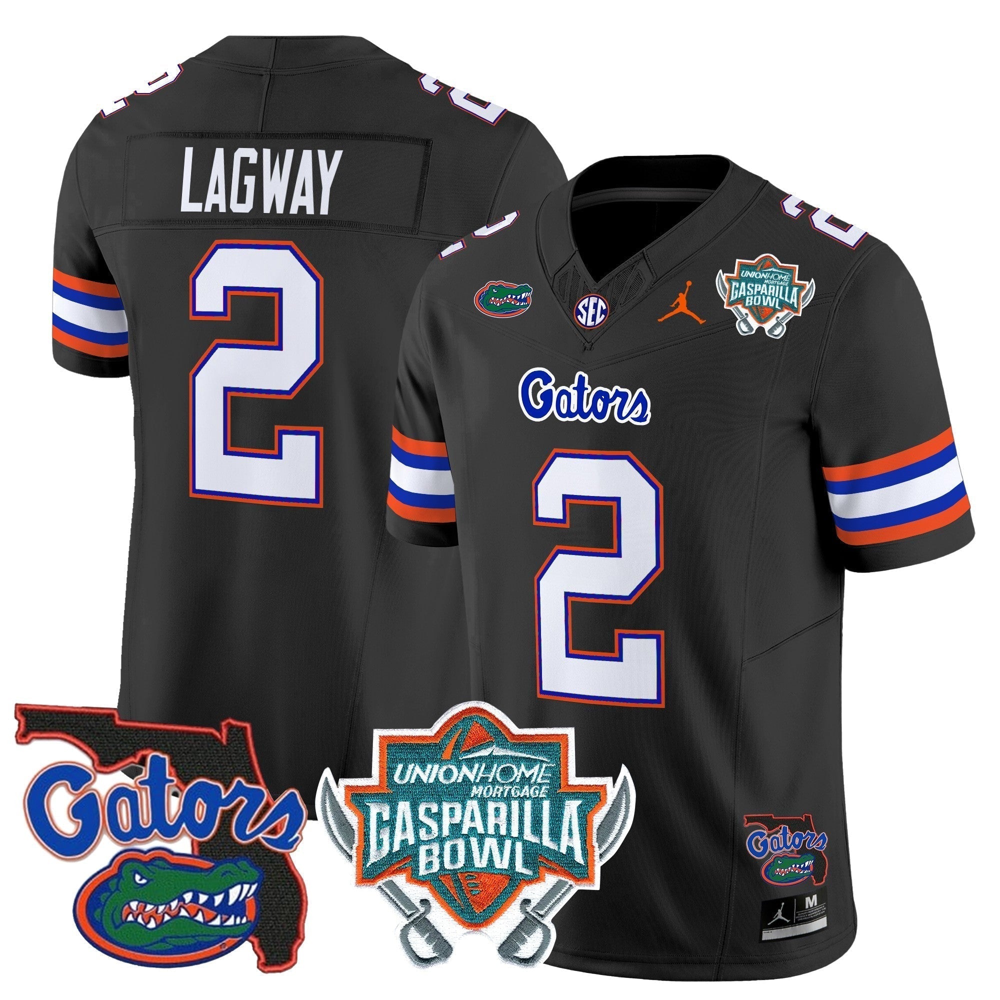 Men Florida Gators 2025 Gasparilla Bowl Patch Vapor Limited Jersey - All Stitched