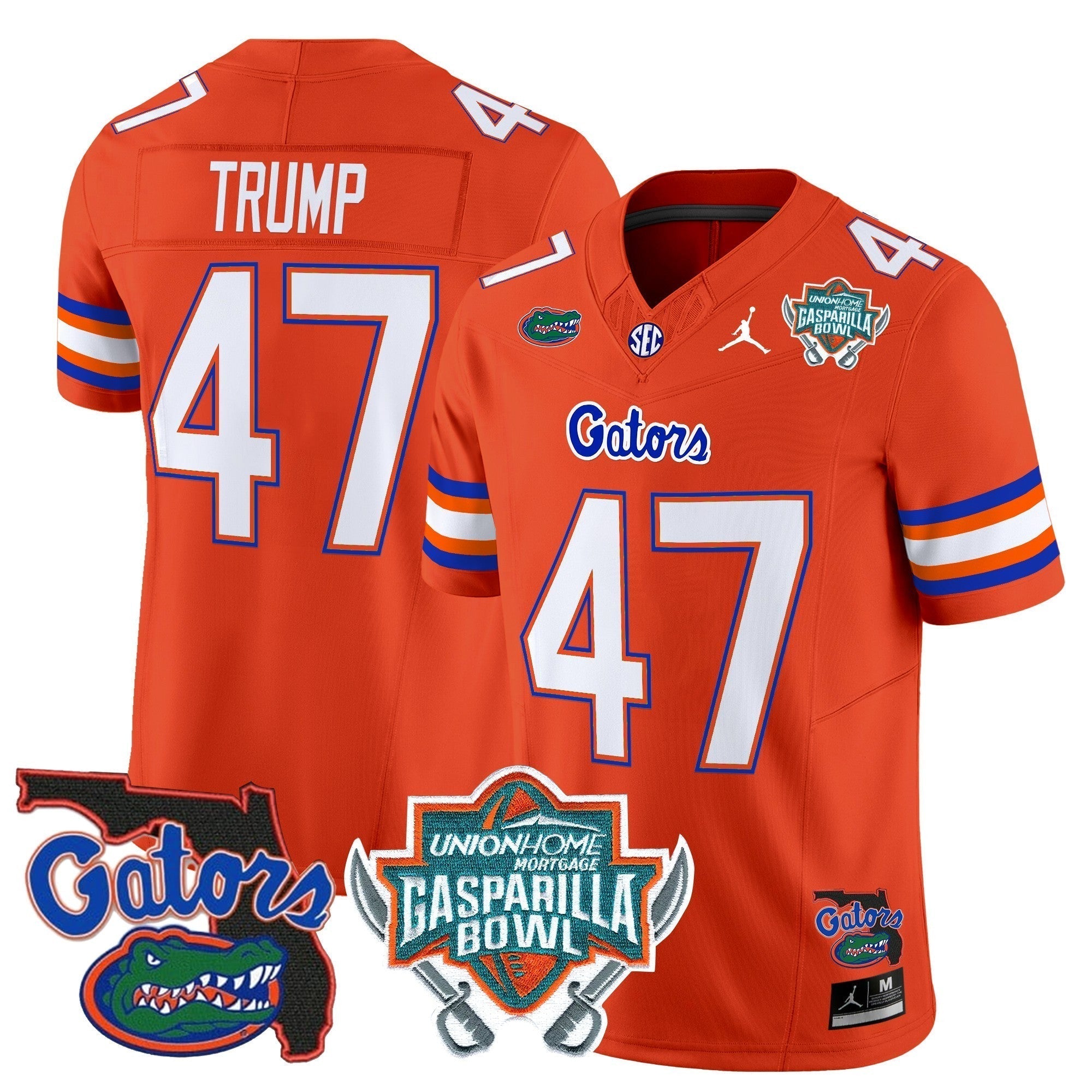 Men Florida Gators 2025 Gasparilla Bowl Patch Vapor Limited Jersey - All Stitched