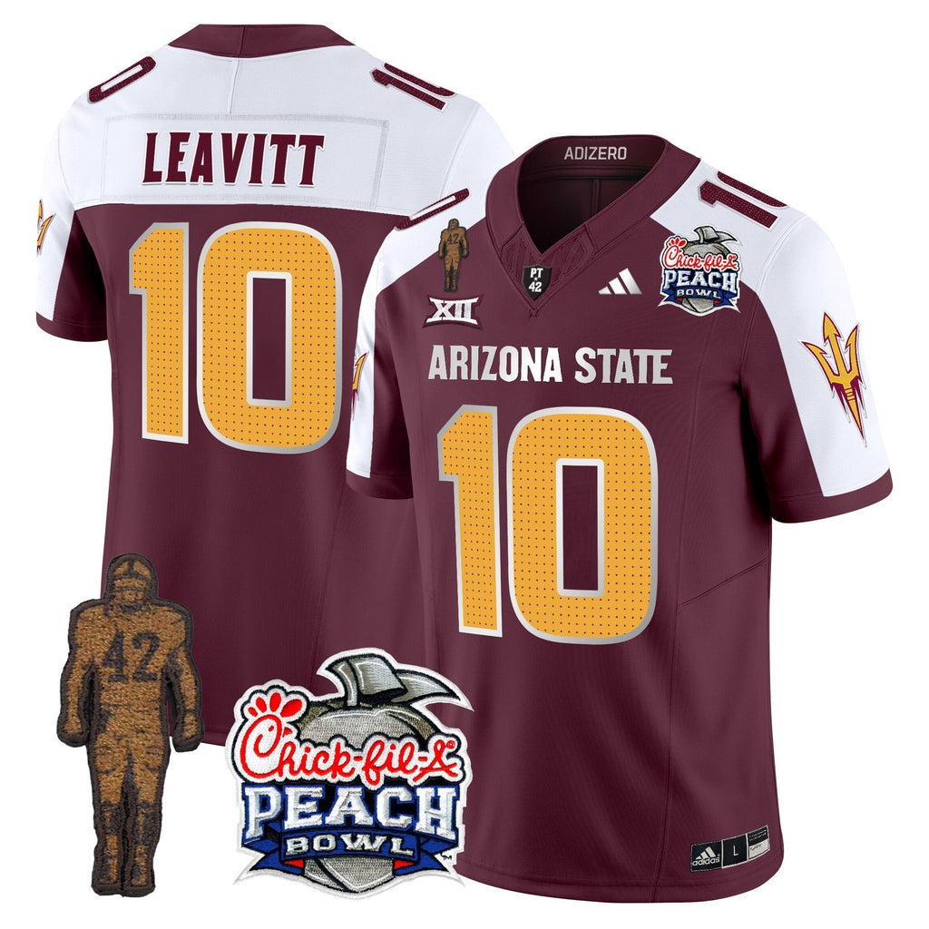 Men Sun Devils Pat Tillman & Peach Bowl Patch Vapor Limited Jersey V2 - All Stitched