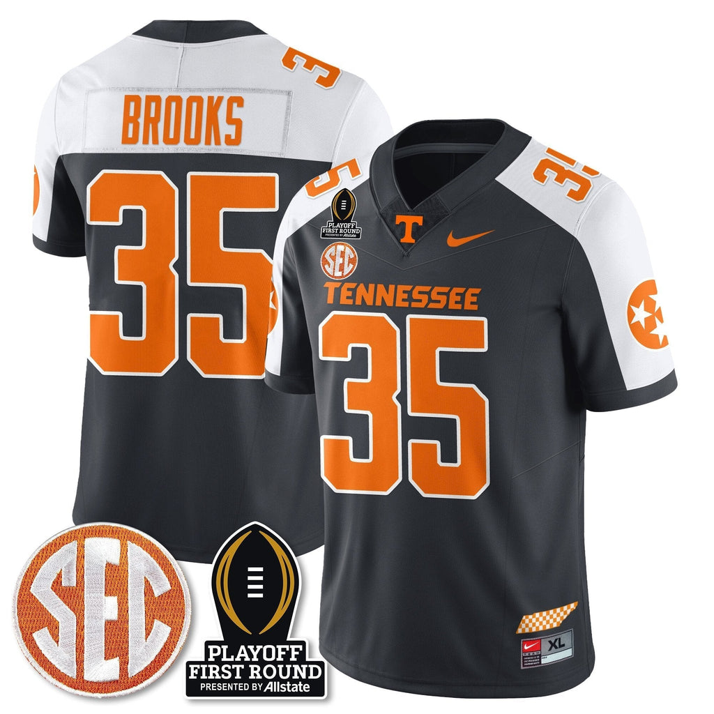 Men Tennessee Volunteers Football Jersey - Playoff First Round Patch - All Stitched