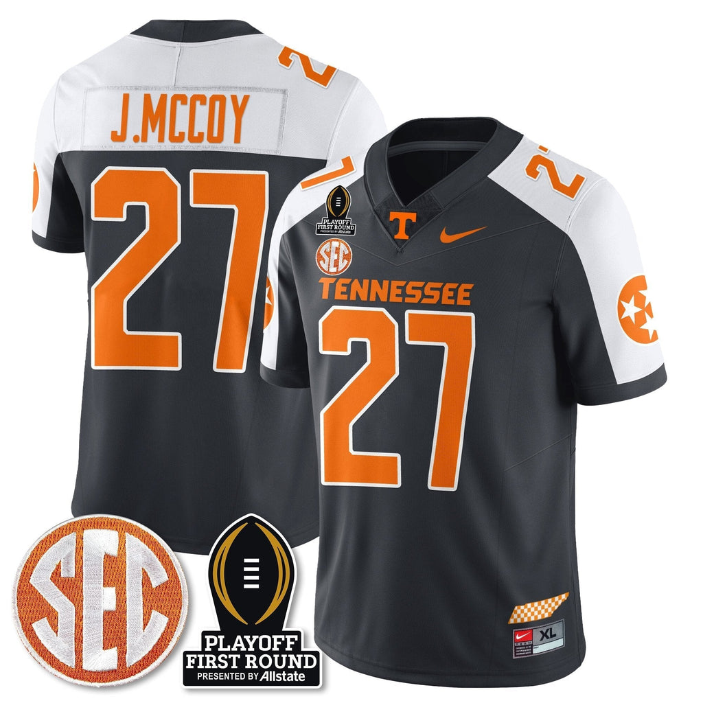 Men Tennessee Volunteers Football Jersey - Playoff First Round Patch - All Stitched
