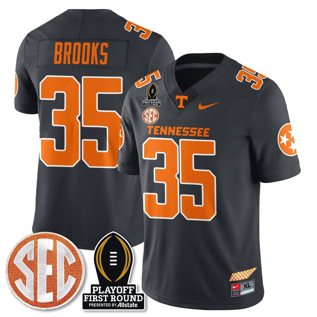 Men Tennessee Volunteers Football Jersey - Playoff First Round Patch - All Stitched