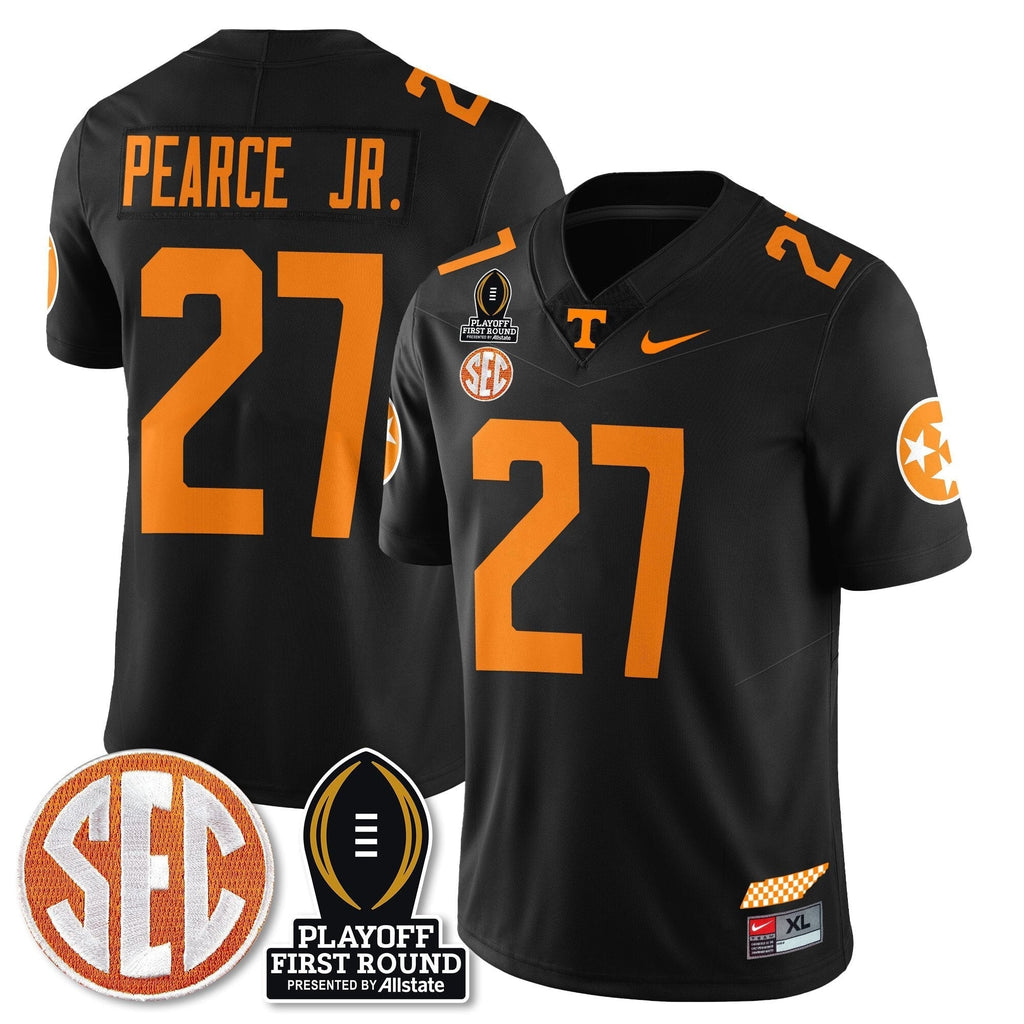 Men Tennessee Volunteers Football Jersey - Playoff First Round Patch - All Stitched