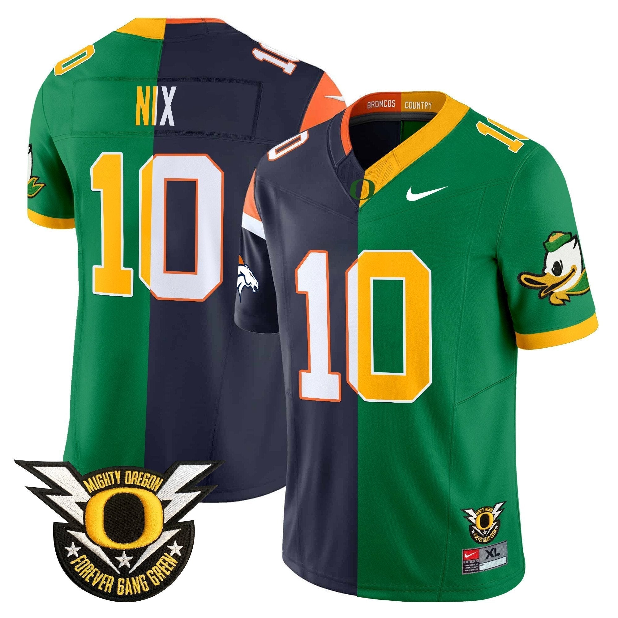 Men Oregon Ducks Split Vapor Limited Jersey - All Stitched