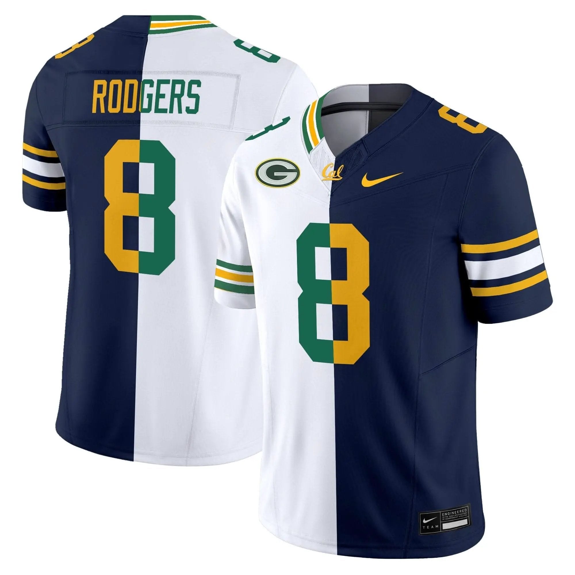 Men California Golden CHI Football Split Vapor Limited Jersey