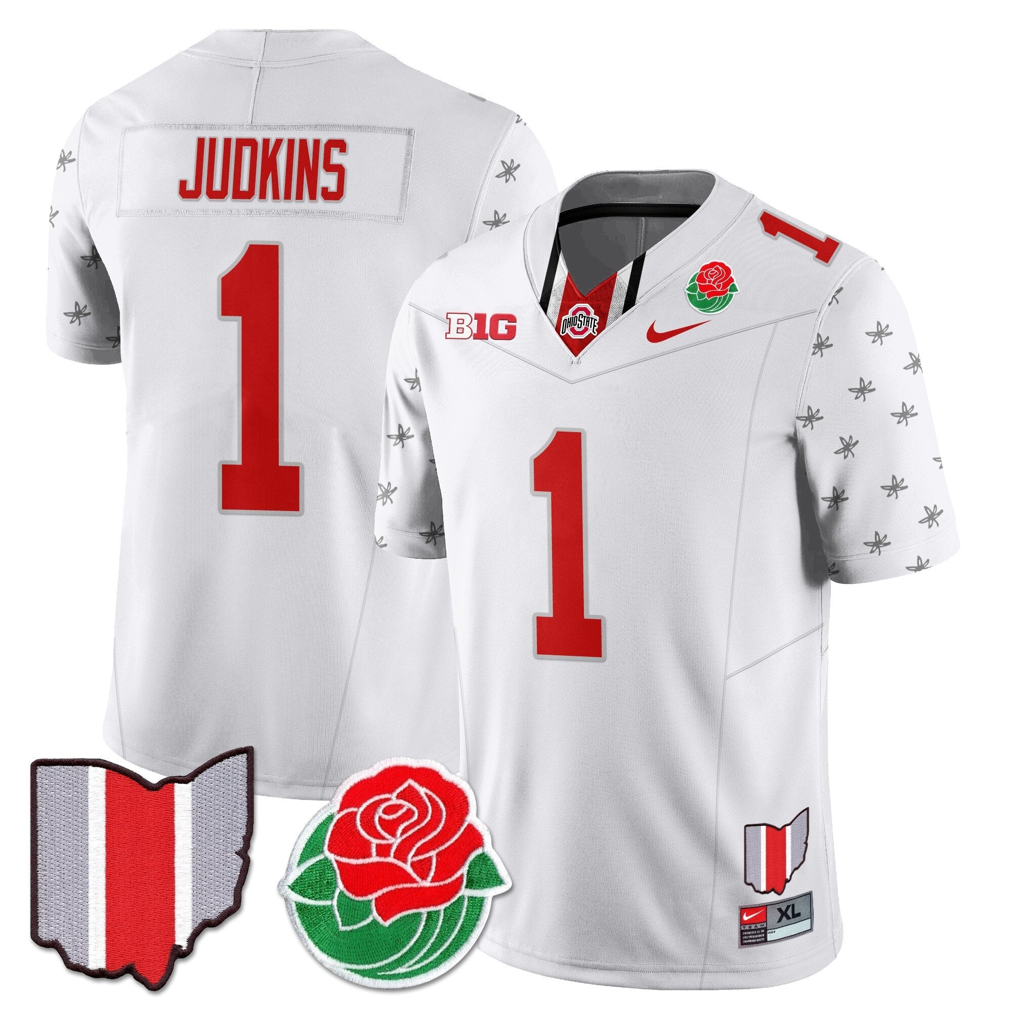 Men Ohio State Buckeyes 2024 Rose Bowl Jersey - All Stitched