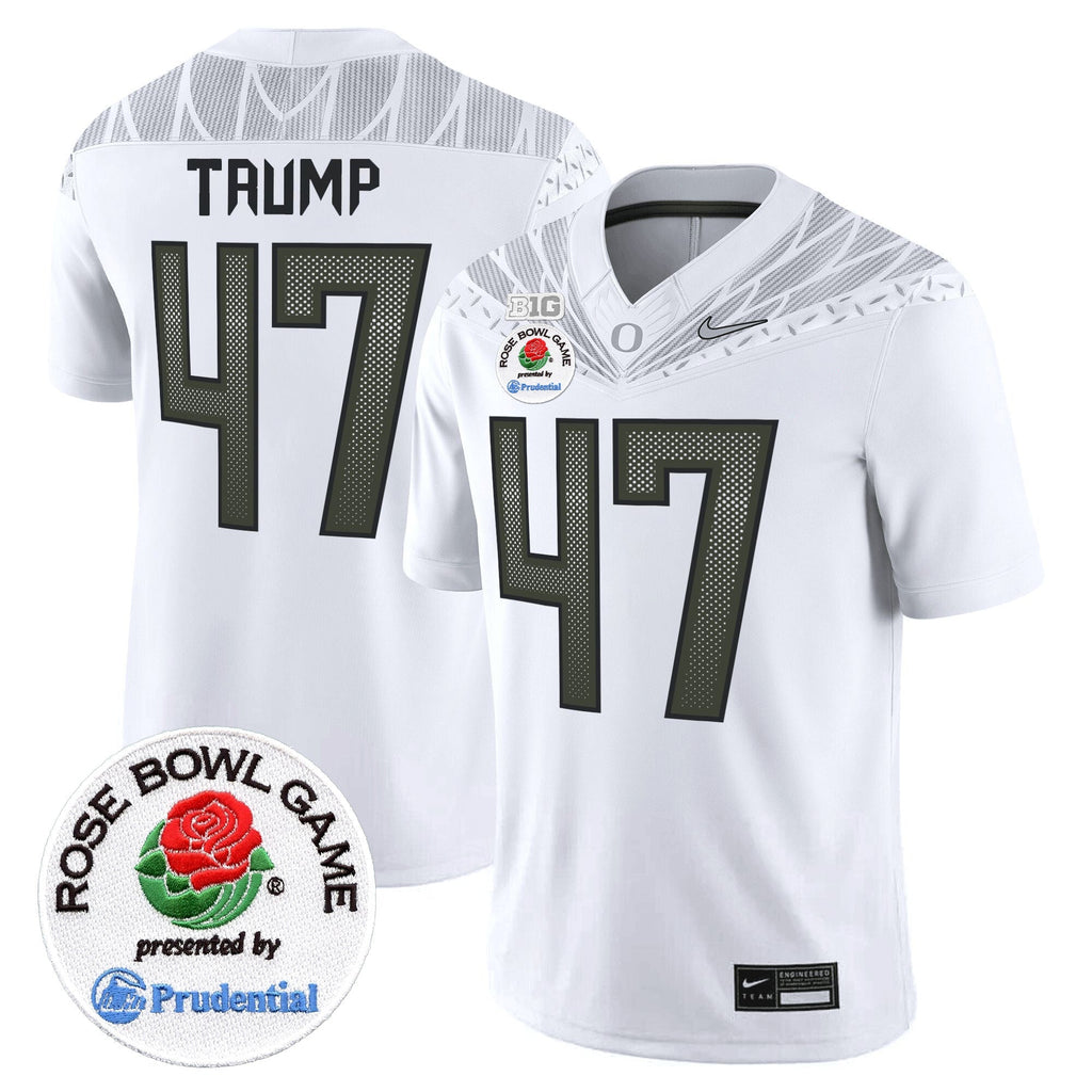 Men Oregon Ducks Rose Bowl Patch Vapor Limited Jersey V2 - All Stitched