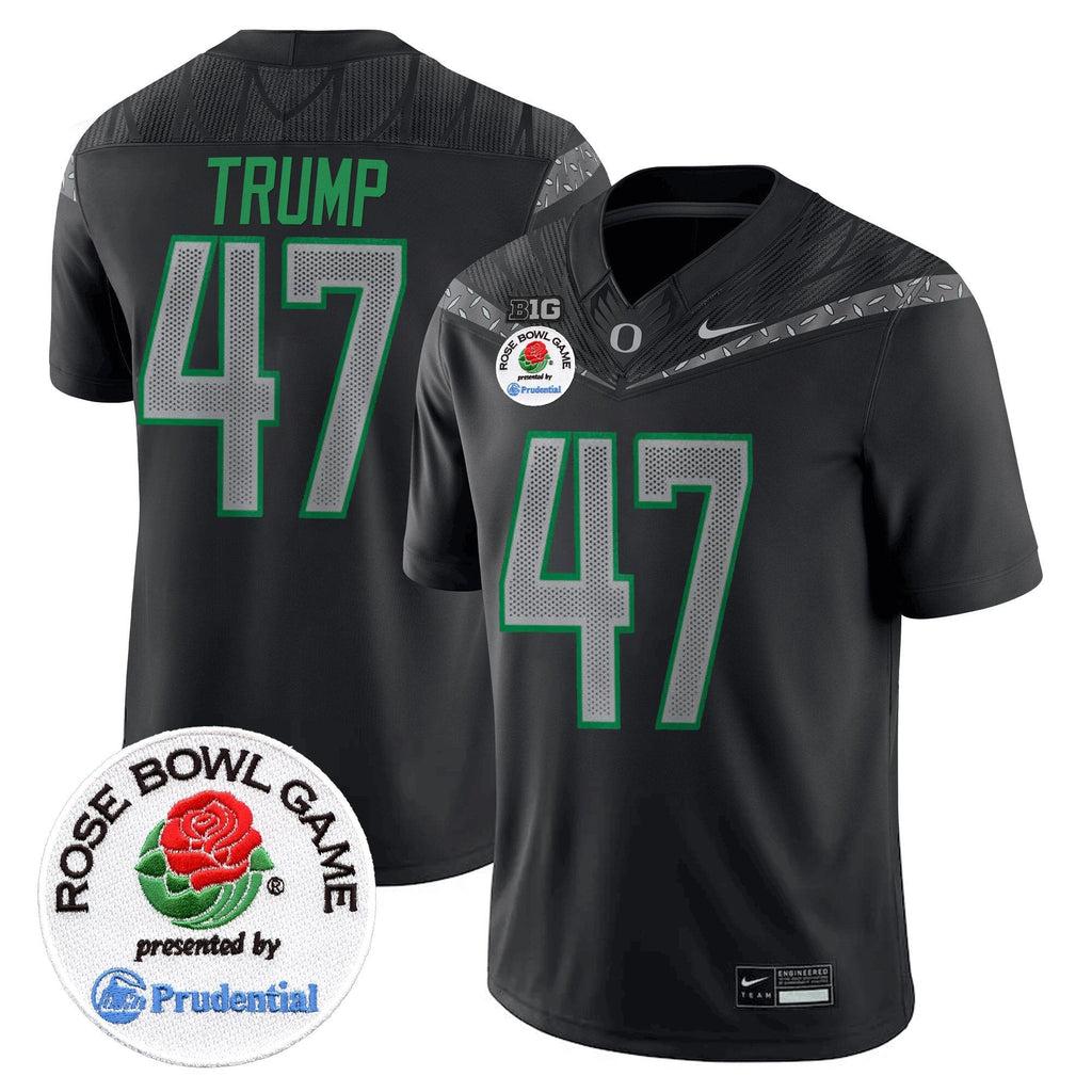Men Oregon Ducks Rose Bowl Patch Vapor Limited Jersey V2 - All Stitched
