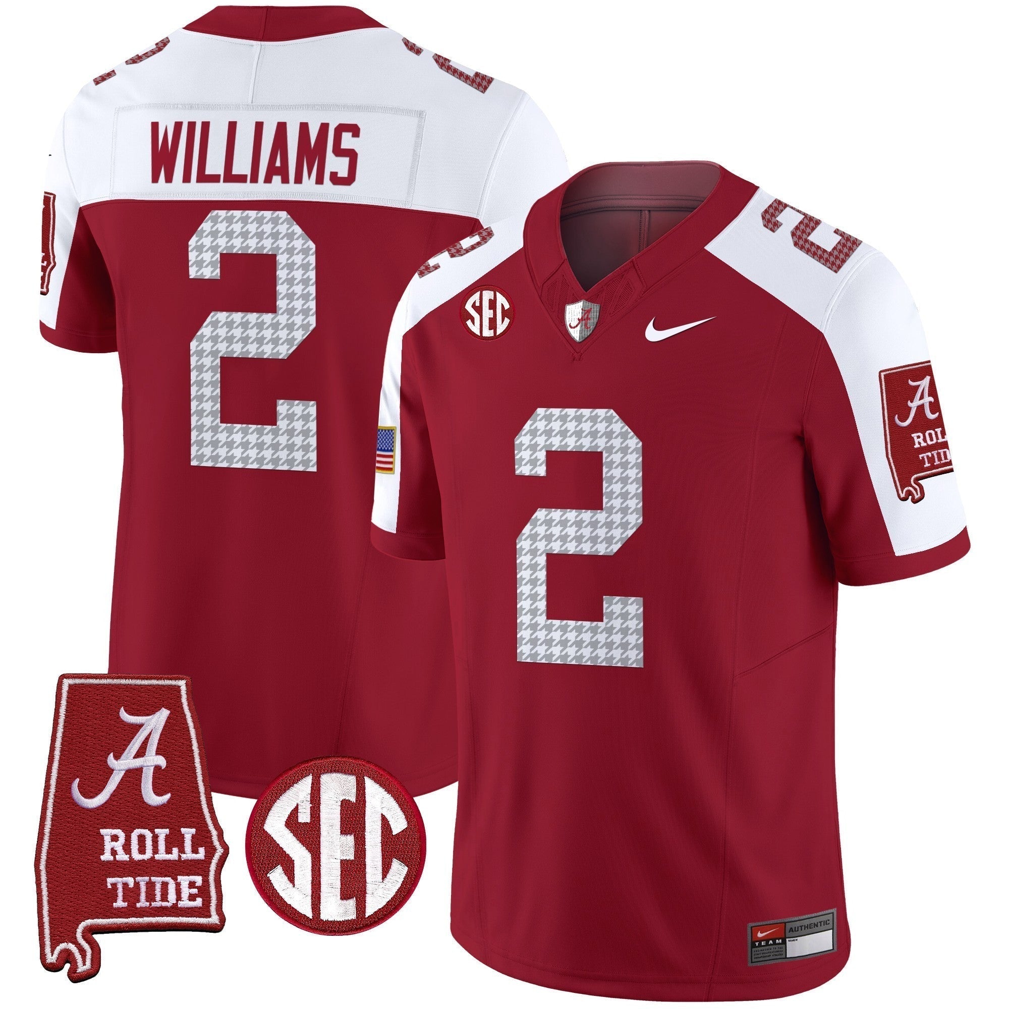 Men Alabama Crimson Tide Pro Combat Vapor Limited Jersey - All Stitched
