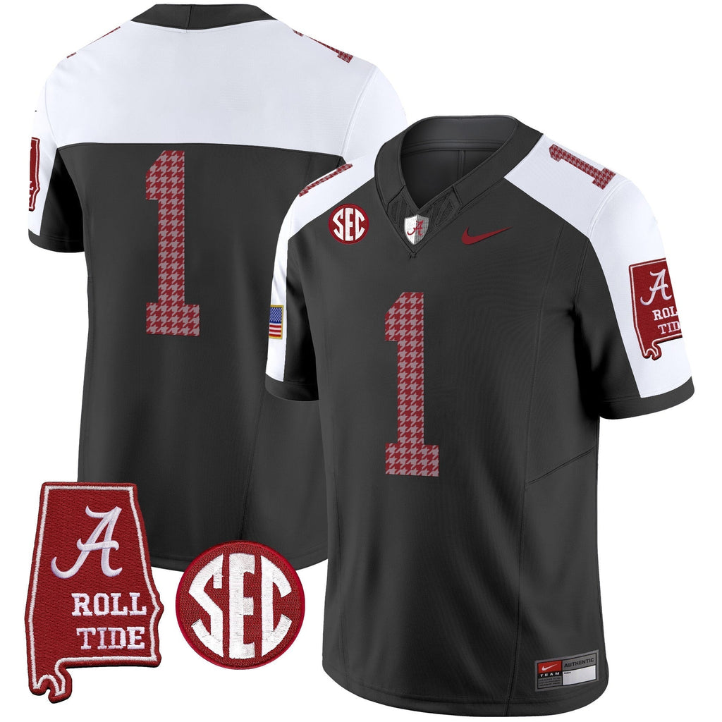 Men Alabama Crimson Tide Pro Combat Vapor Limited Jersey - All Stitched