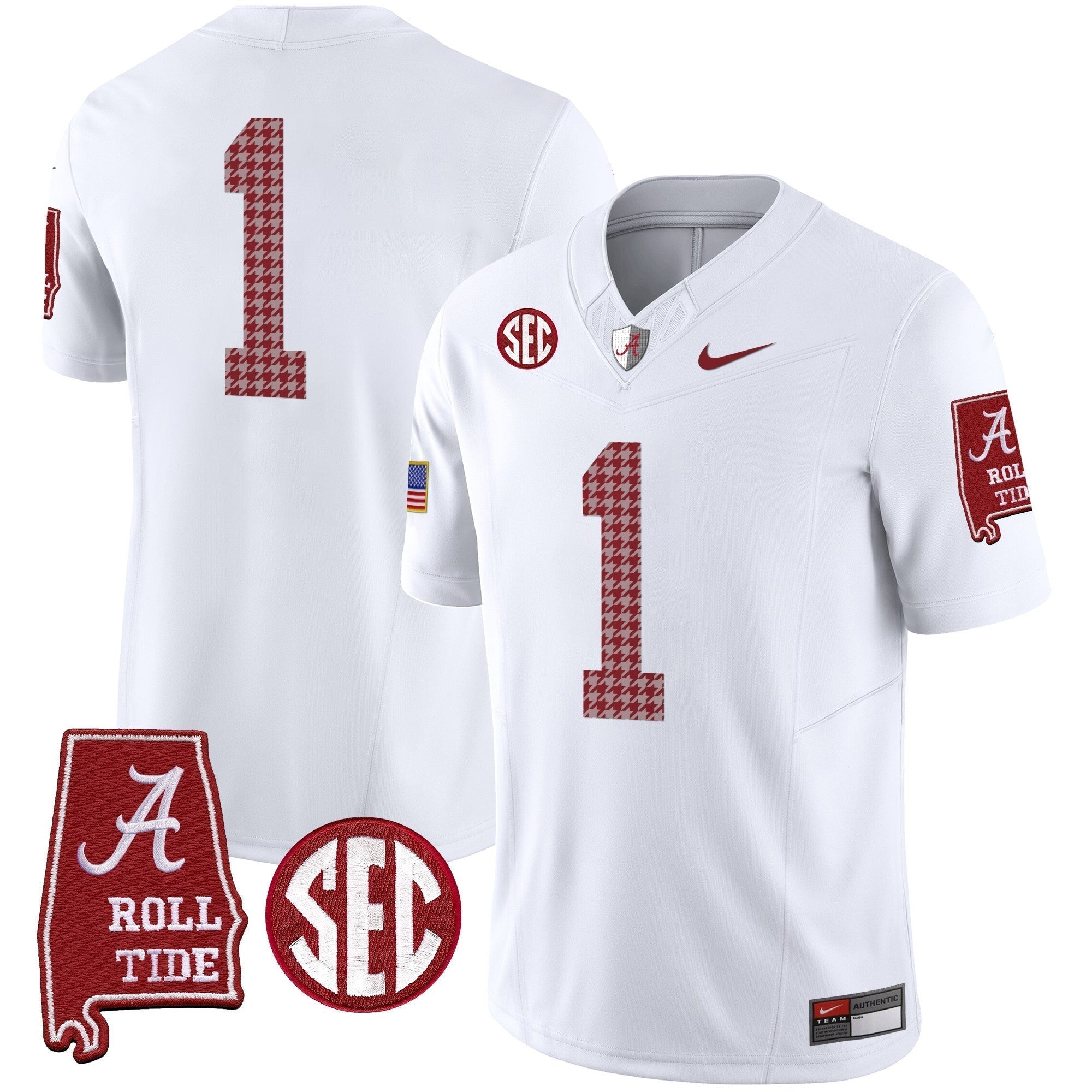 Men Alabama Crimson Tide Pro Combat Vapor Limited Jersey - All Stitched