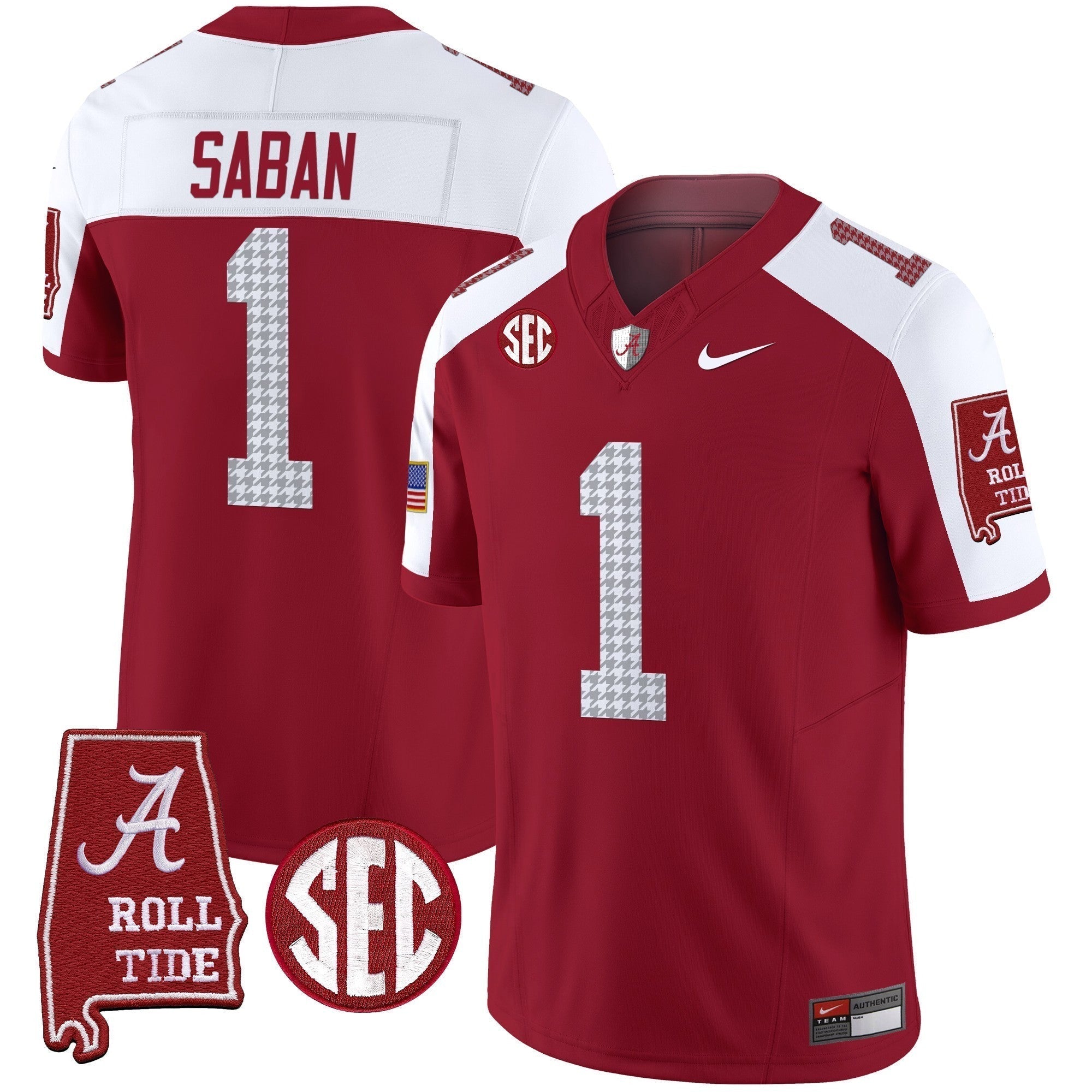 Men Alabama Crimson Tide Pro Combat Vapor Limited Jersey - All Stitched