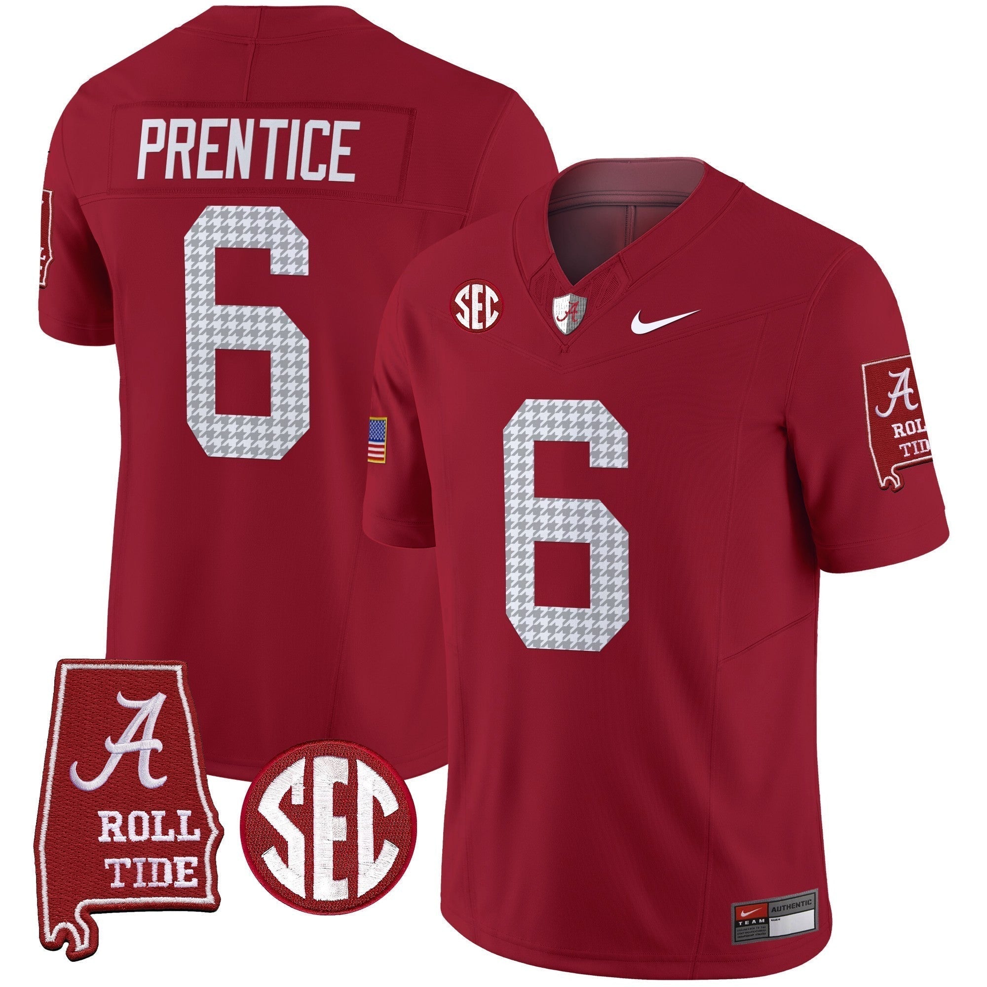 Men Alabama Crimson Tide Pro Combat Vapor Limited Jersey - All Stitched