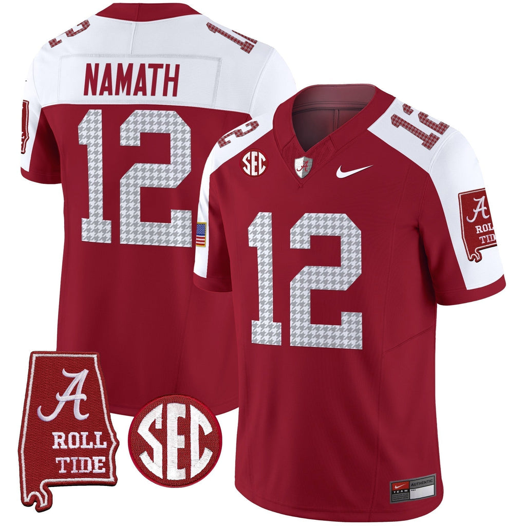 Men Alabama Crimson Tide Pro Combat Vapor Limited Jersey - All Stitched