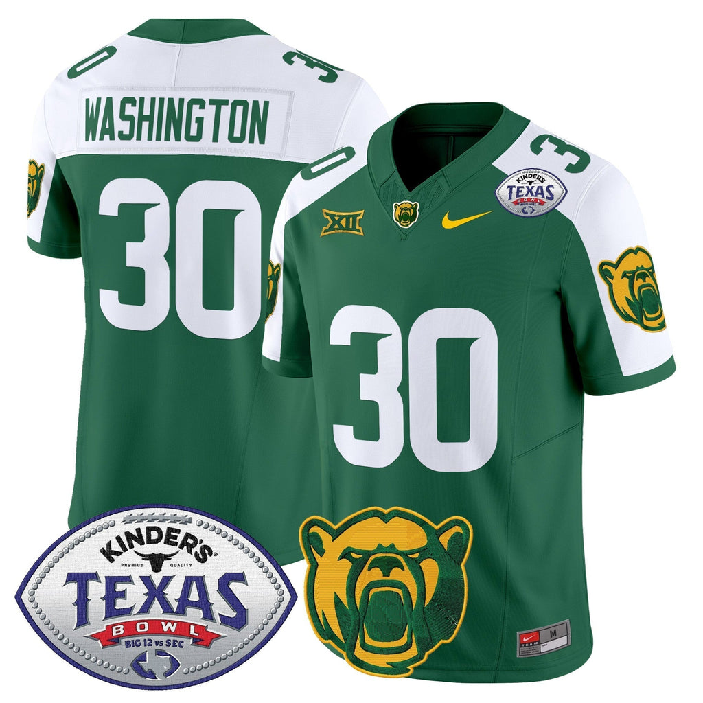 Men Baylor Bears 2024 Texas Bowl Vapor Limited Jersey - All Stitched