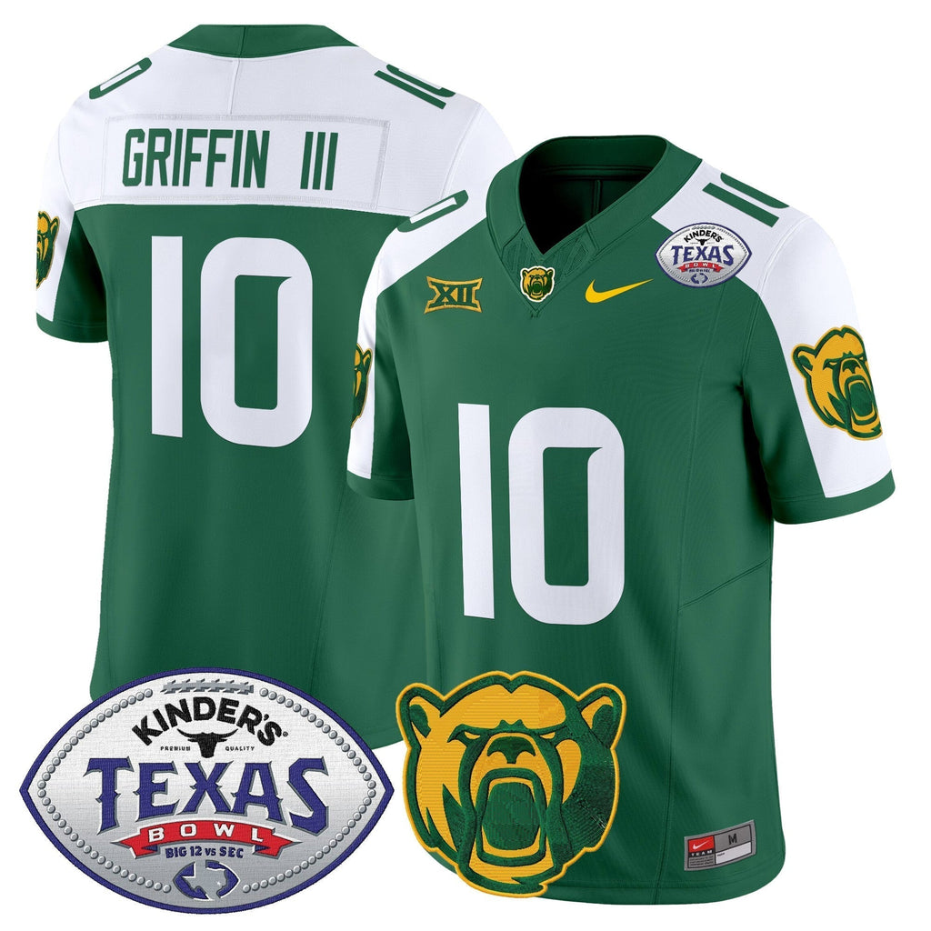 Men Baylor Bears 2024 Texas Bowl Vapor Limited Jersey - All Stitched