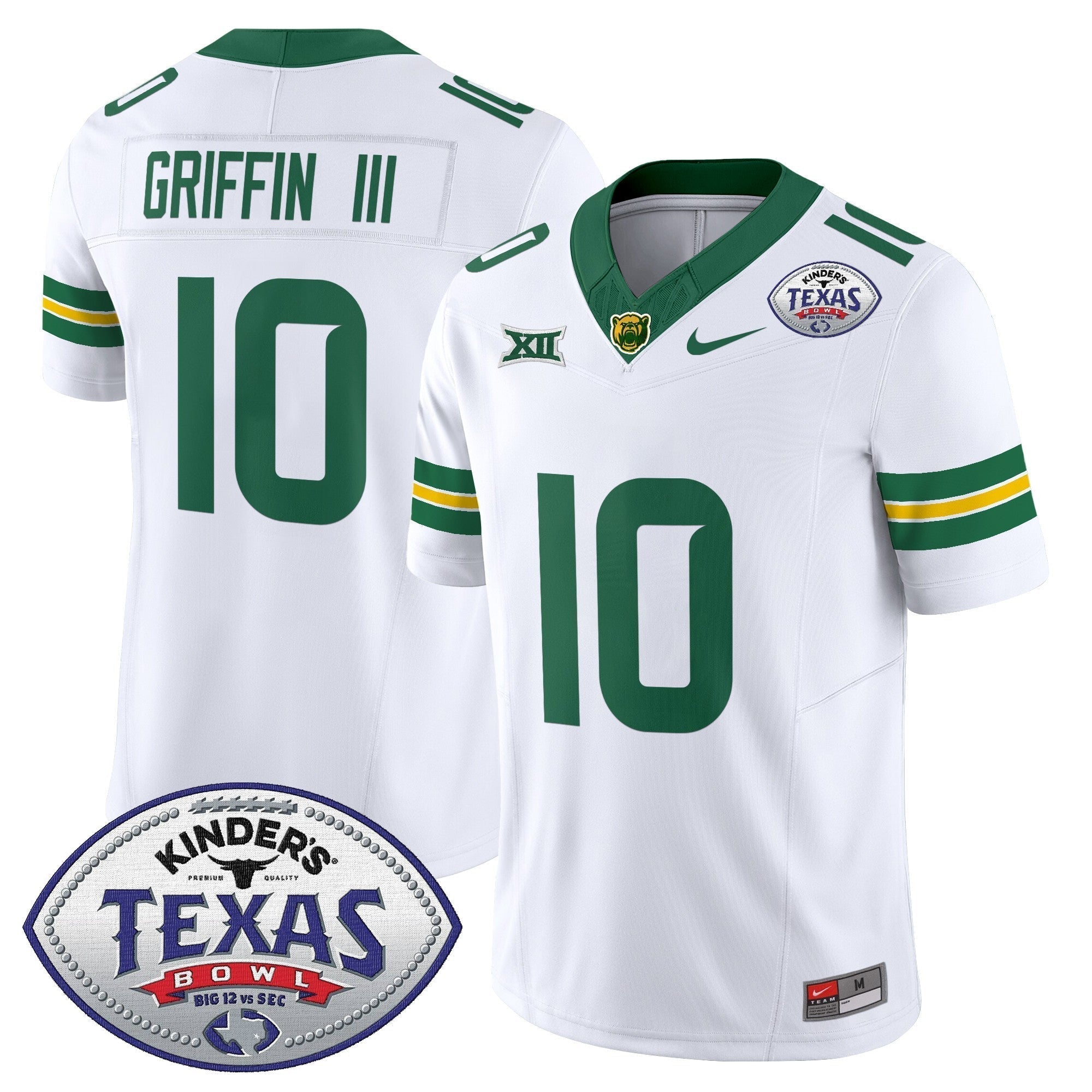 Men Baylor Bears 2024 Texas Bowl Vapor Limited Jersey - All Stitched
