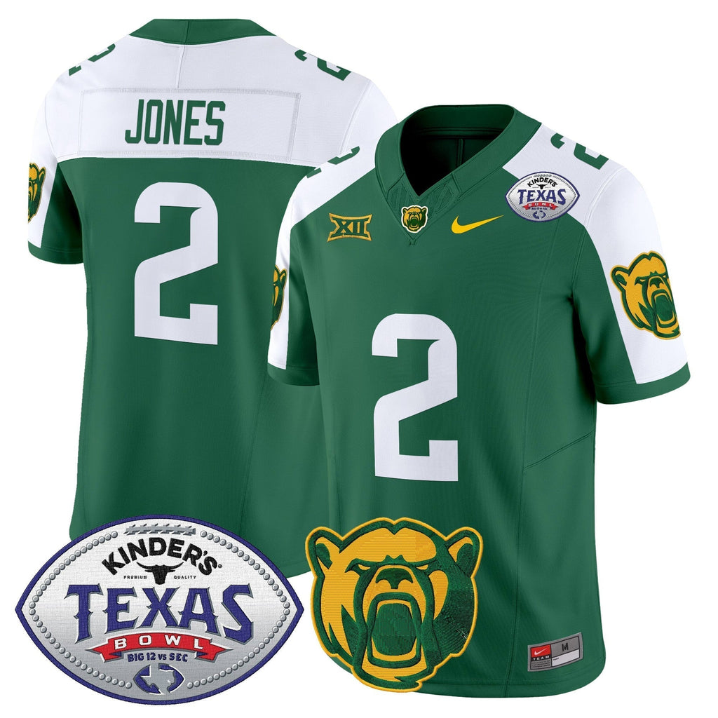 Men Baylor Bears 2024 Texas Bowl Vapor Limited Jersey - All Stitched