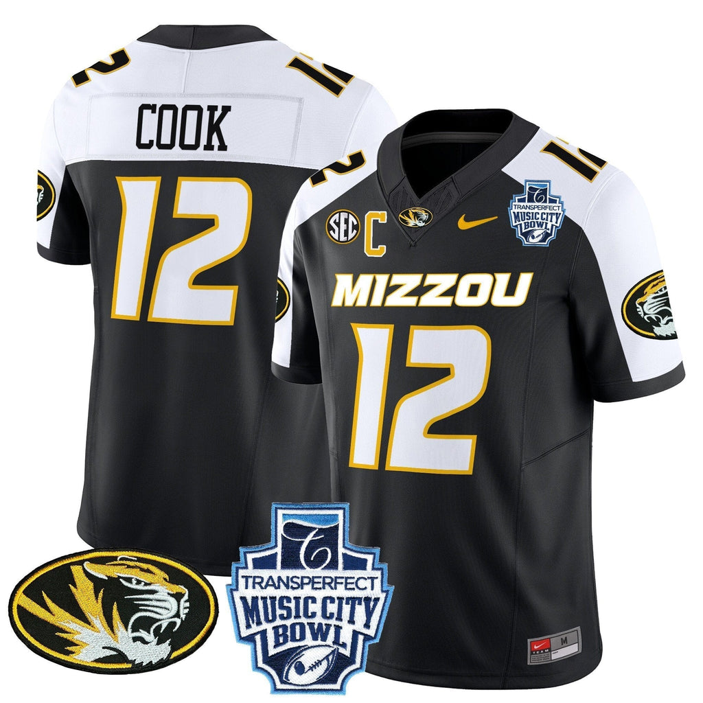 Men Missouri Tigers 2024 Music City Bowl Vapor Limited Jersey - All Stitched
