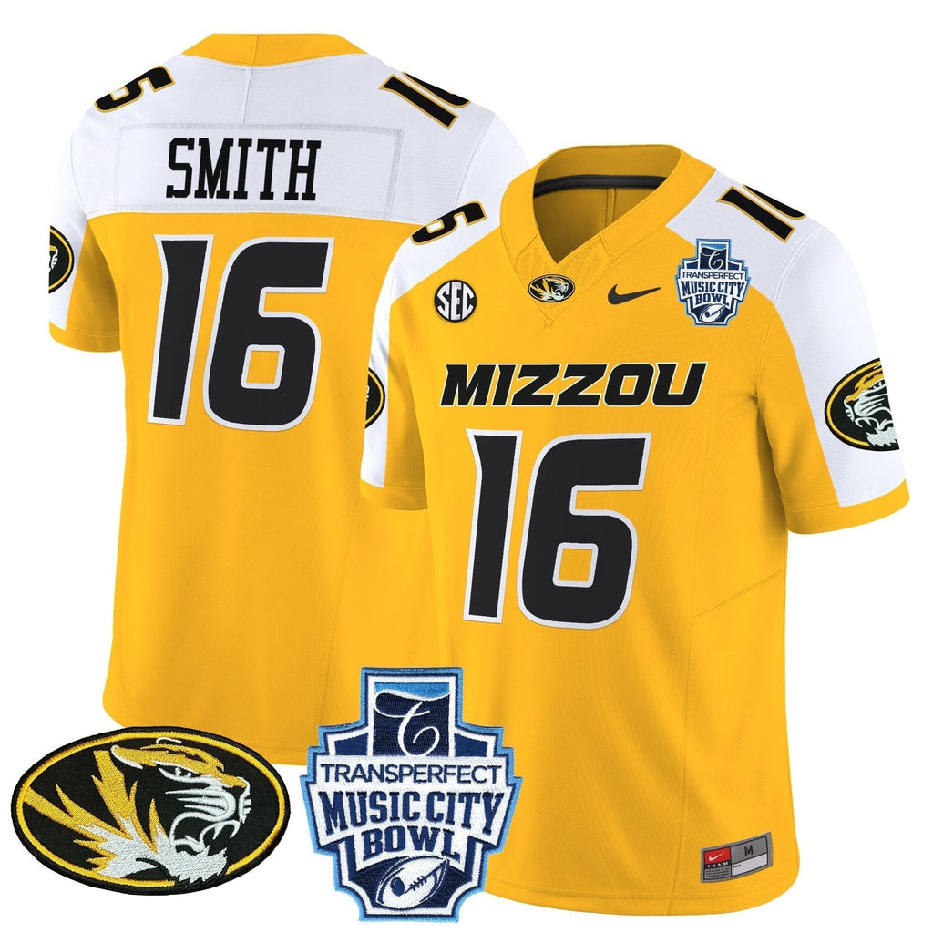 Men Missouri Tigers 2024 Music City Bowl Vapor Limited Jersey - All Stitched