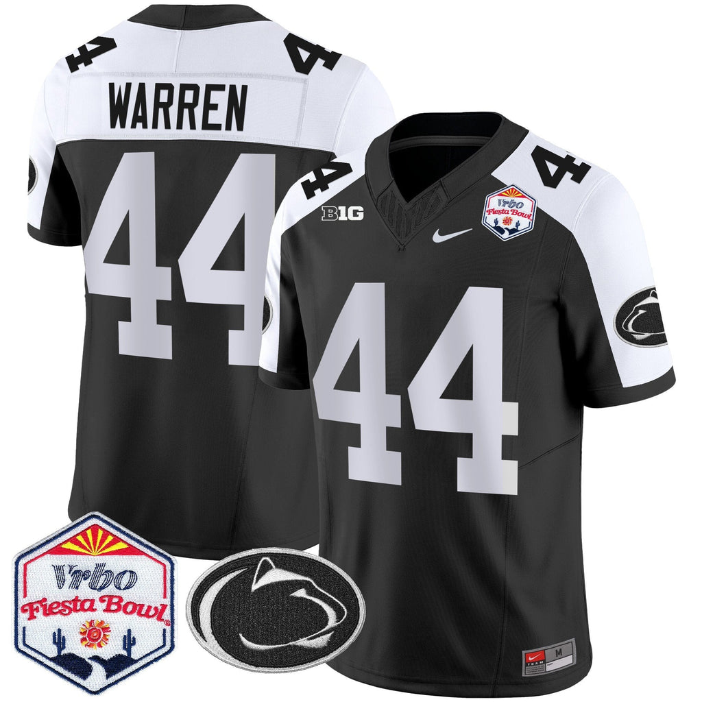 Men Penn State Nittany Lions 2024 The Fiesta Bowl Patch Vapor Limited Jersey - All Stitched