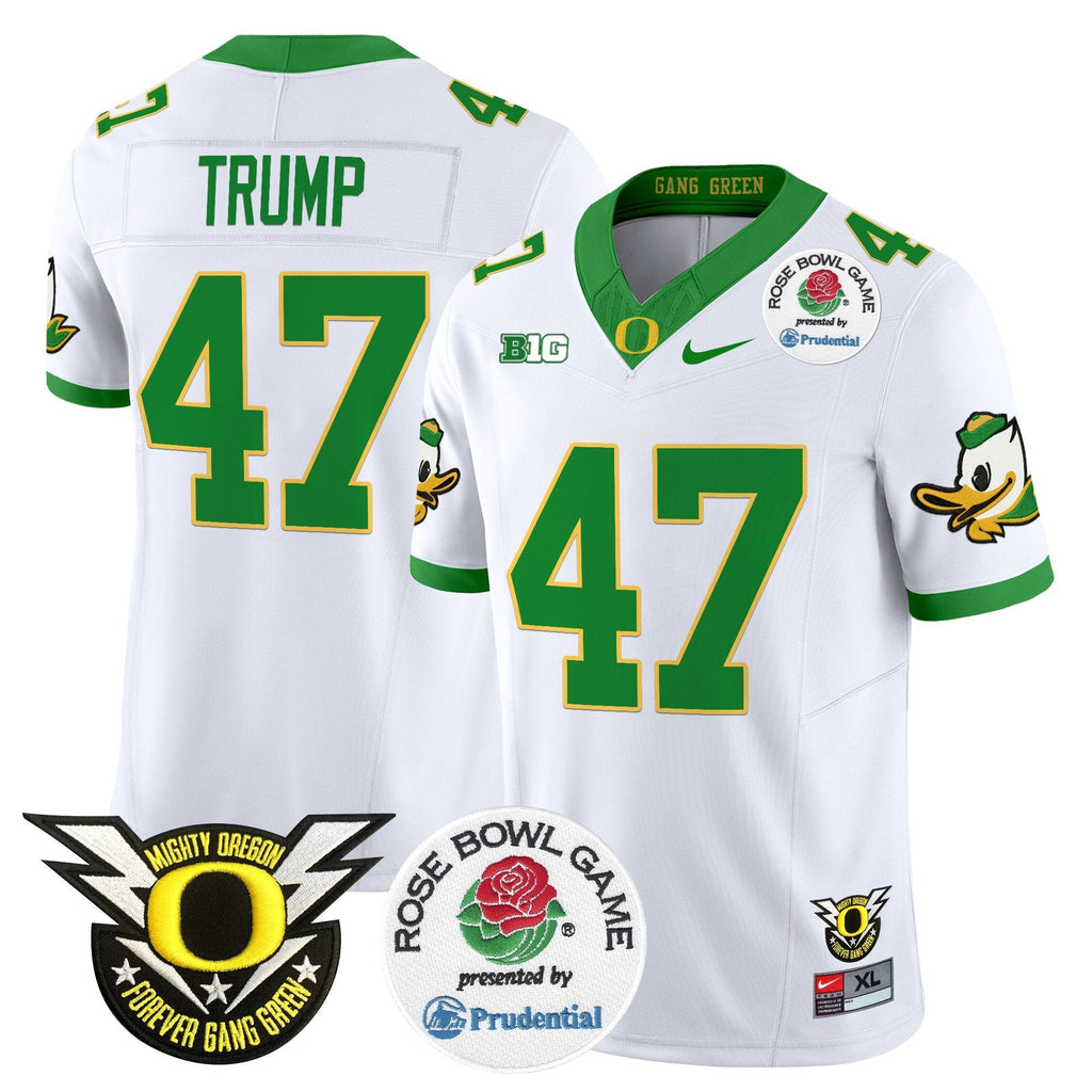 Men Oregon Ducks 2024 Rose Bowl Vapor Limited Jersey - All Stitched