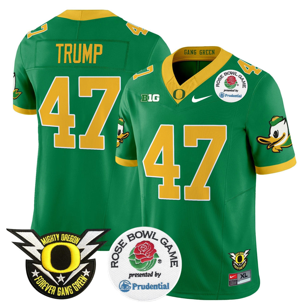 Men Oregon Ducks 2024 Rose Bowl Vapor Limited Jersey - All Stitched