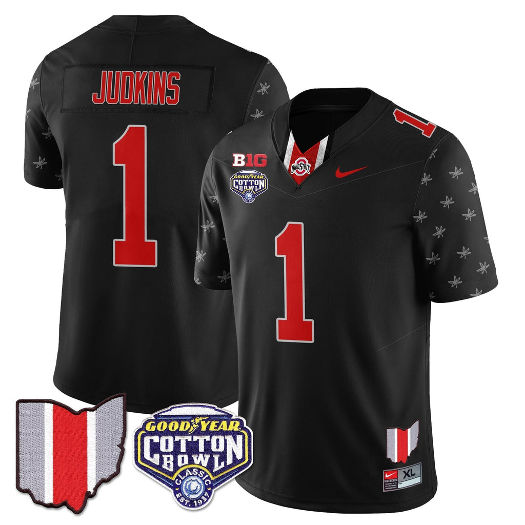 Men Ohio State Buckeyes 2024 Cotton Bowl Classic Jersey - All Stitched