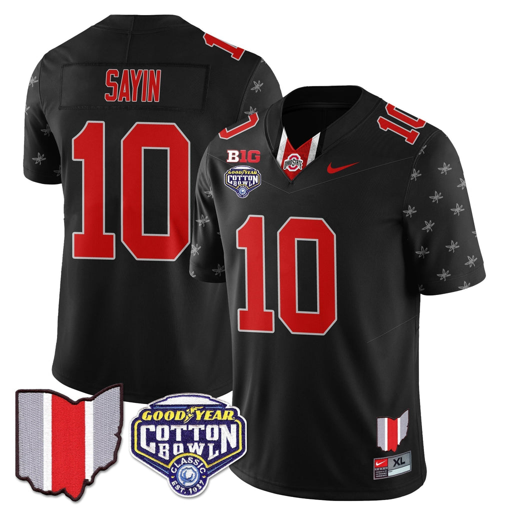 Men Ohio State Buckeyes 2024 Cotton Bowl Classic Jersey - All Stitched