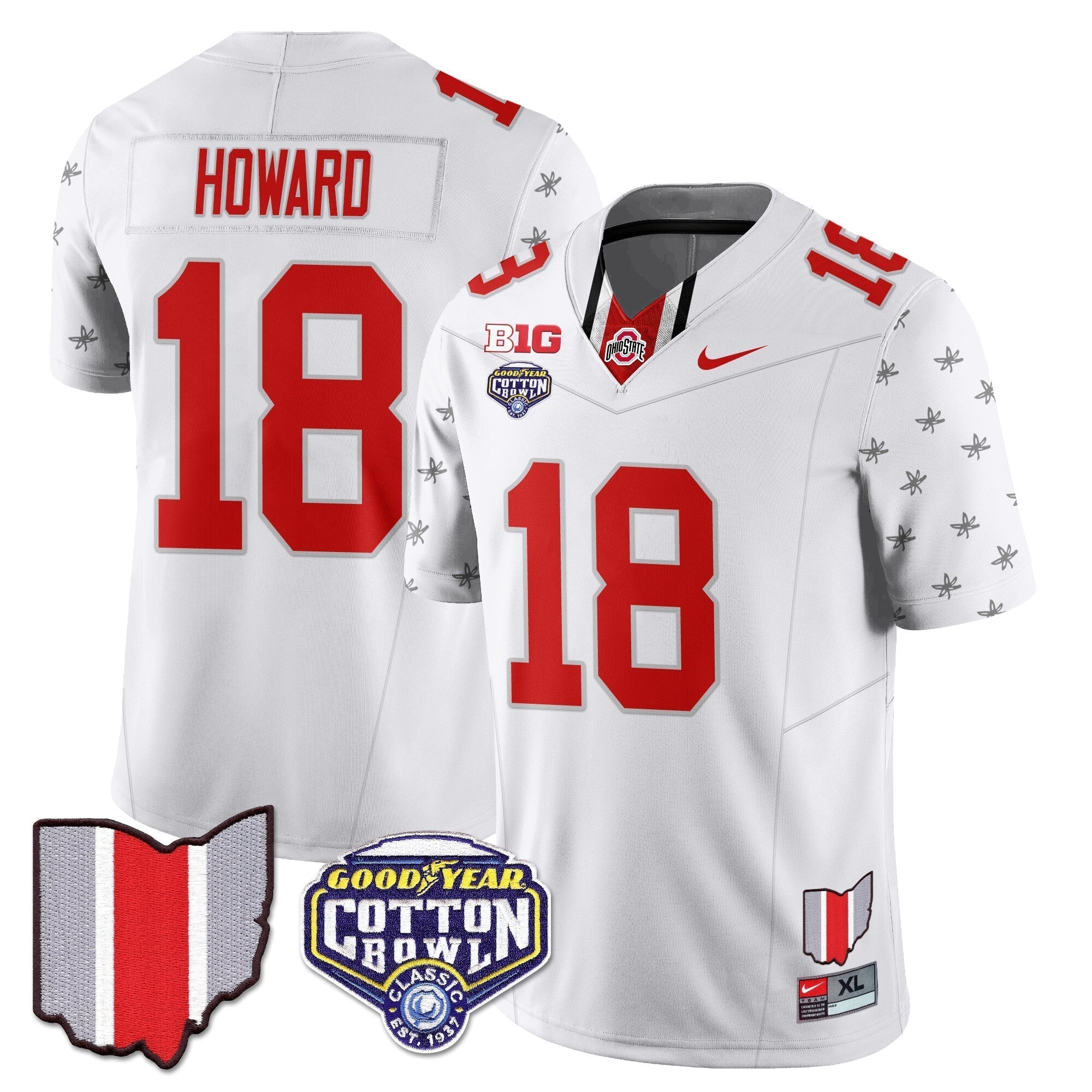 Men Ohio State Buckeyes 2024 Cotton Bowl Classic Jersey - All Stitched