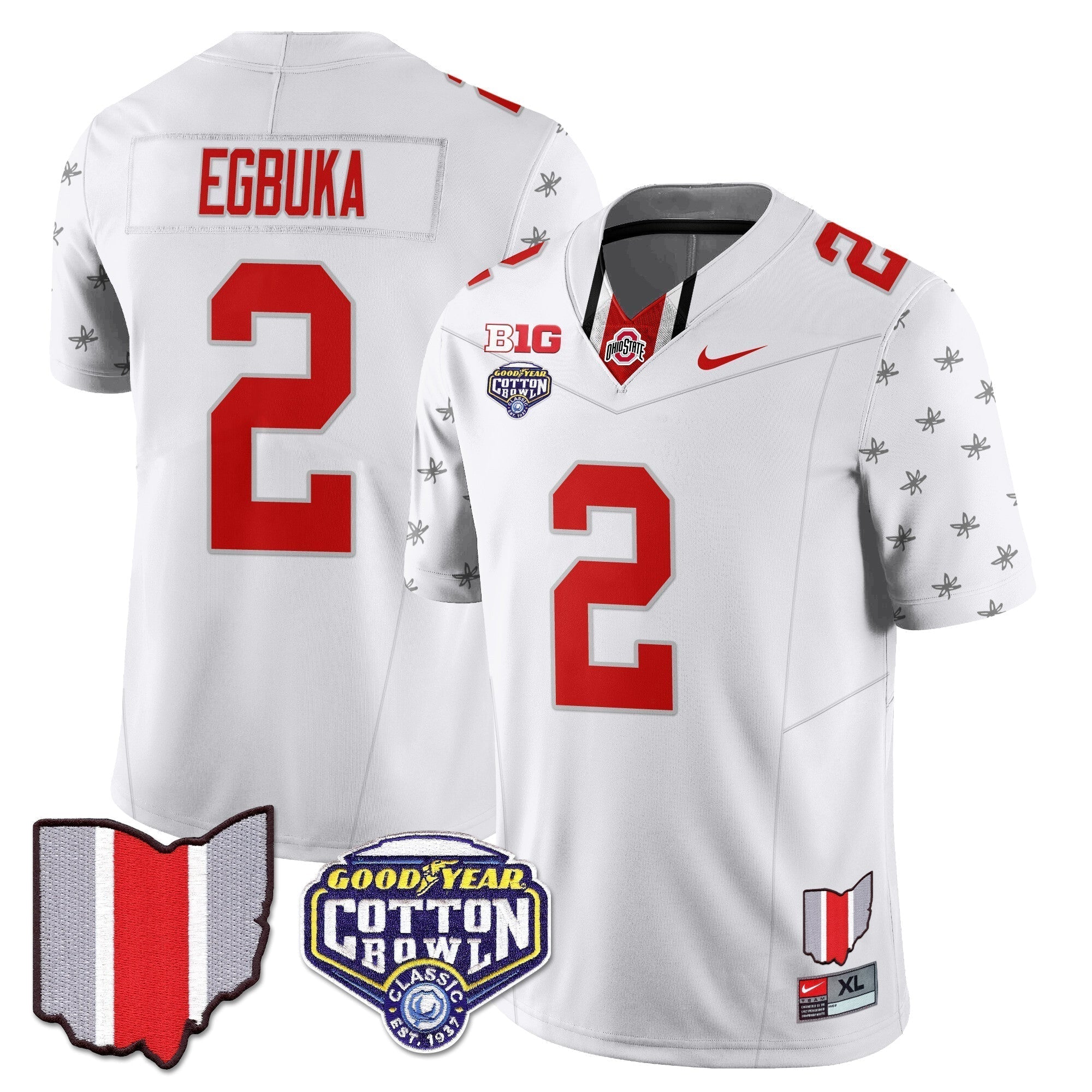 Men Ohio State Buckeyes 2024 Cotton Bowl Classic Jersey - All Stitched