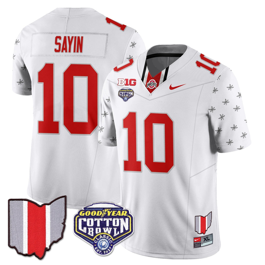 Men Ohio State Buckeyes 2024 Cotton Bowl Classic Jersey - All Stitched