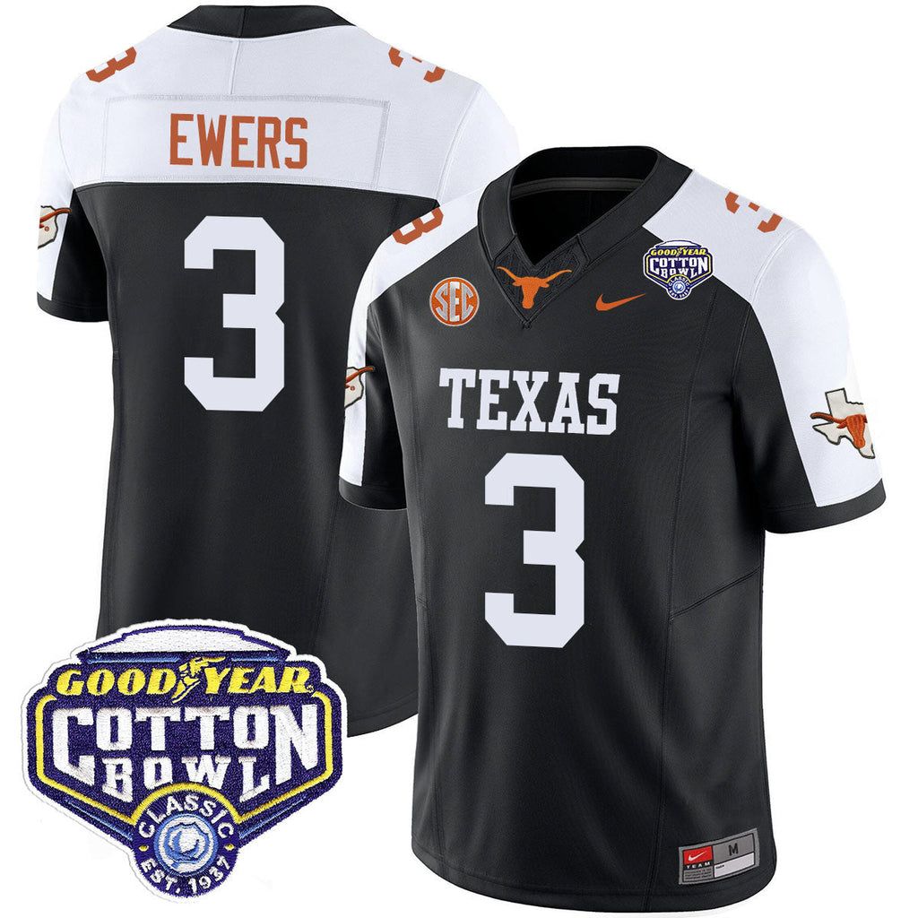 Men Texas Longhorns 2024 Cotton Bowl Classic Jersey - All Stitched