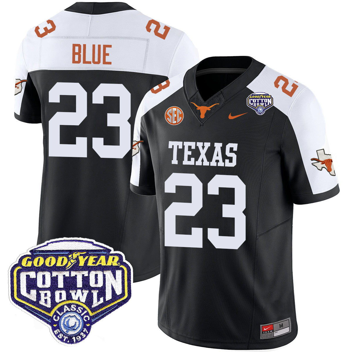 Men Texas Longhorns 2024 Cotton Bowl Classic Jersey - All Stitched