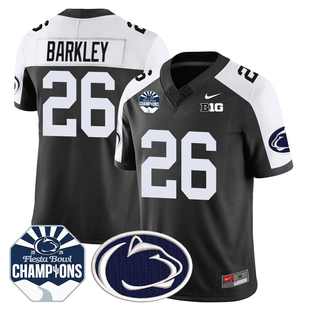 Men Penn State Nittany Lions 2024 Fiesta Bowl Champions Jersey - All Stitched