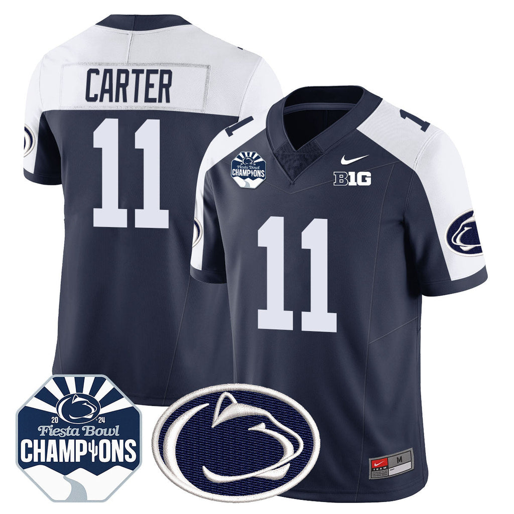 Men Penn State Nittany Lions 2024 Fiesta Bowl Champions Jersey - All Stitched