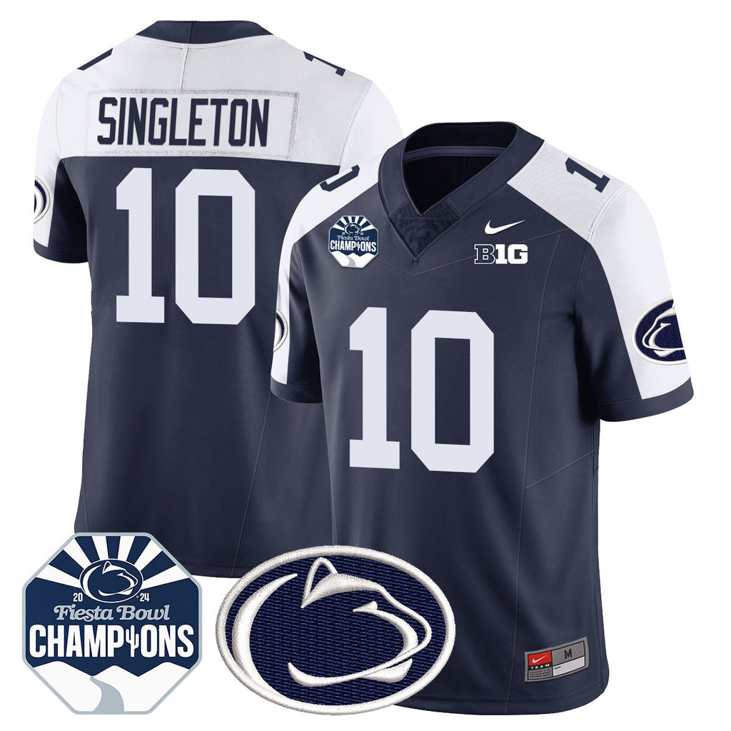 Men Penn State Nittany Lions 2024 Fiesta Bowl Champions Jersey - All Stitched