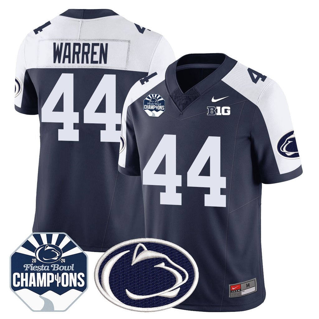 Men Penn State Nittany Lions 2024 Fiesta Bowl Champions Jersey - All Stitched