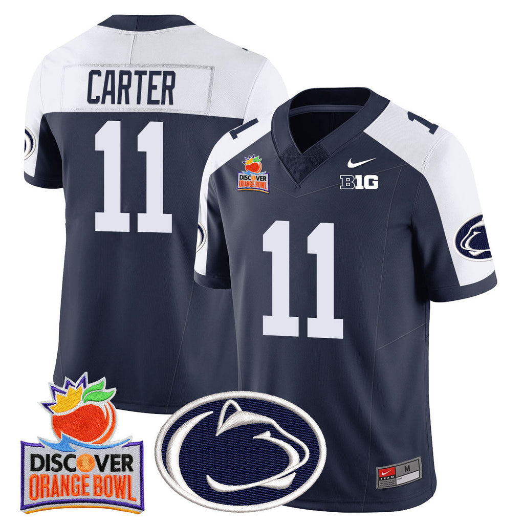 Men Penn State Nittany Lions 2024 Orange Bowl Jersey N1 - All Stitched