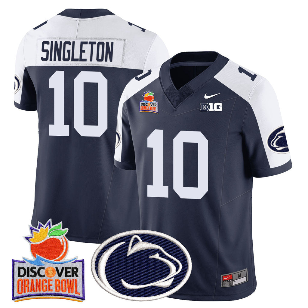 Men Penn State Nittany Lions 2024 Orange Bowl Jersey N1 - All Stitched