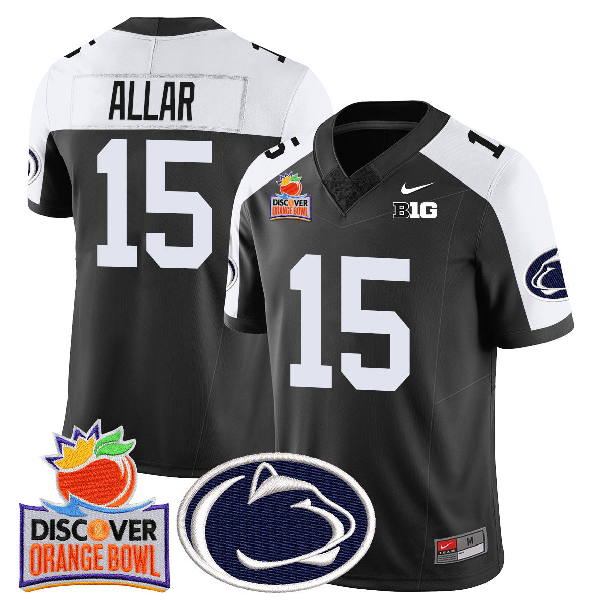 Men Penn State Nittany Lions 2024 Orange Bowl Jersey N1 - All Stitched