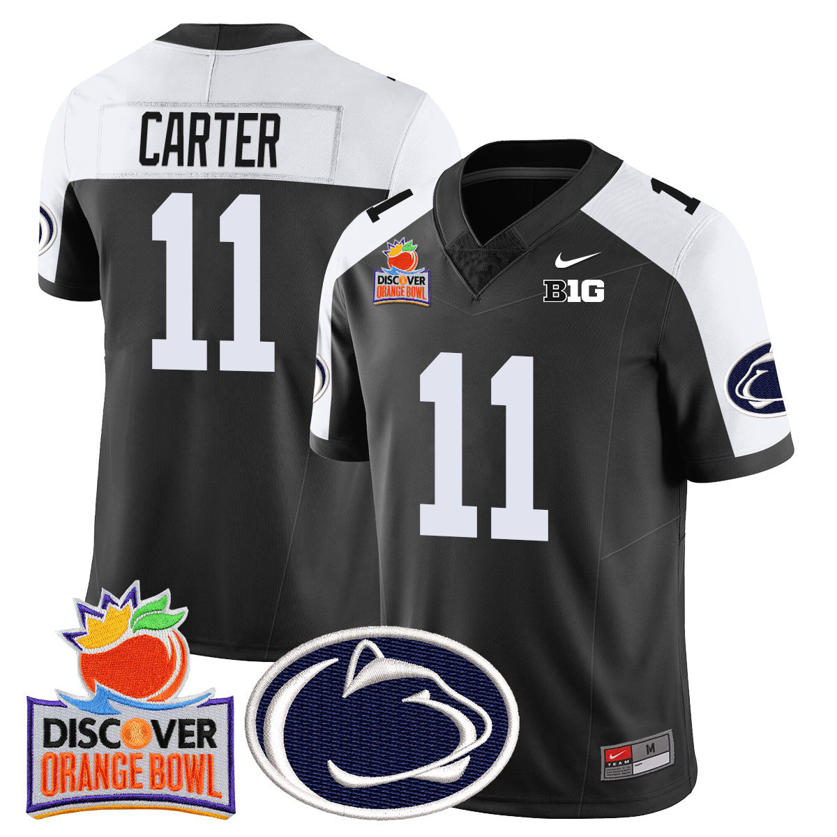 Men Penn State Nittany Lions 2024 Orange Bowl Jersey N1 - All Stitched