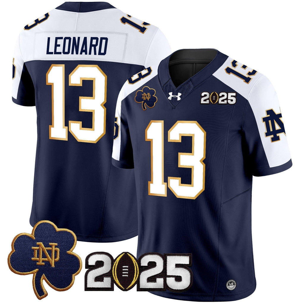 Men Notre Dame Fighting Irish 2025 CFP Final Patch Vapor Limited Jersey - All Stitched
