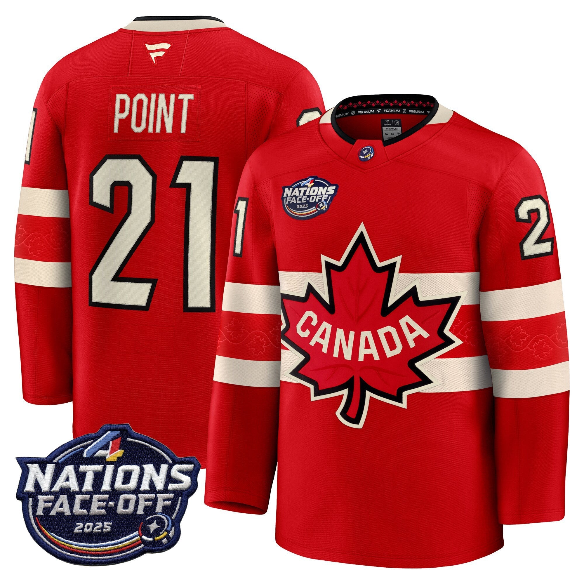 Men Canada 4 Nations Face-Off 2025 Premium Jersey - All Stitched