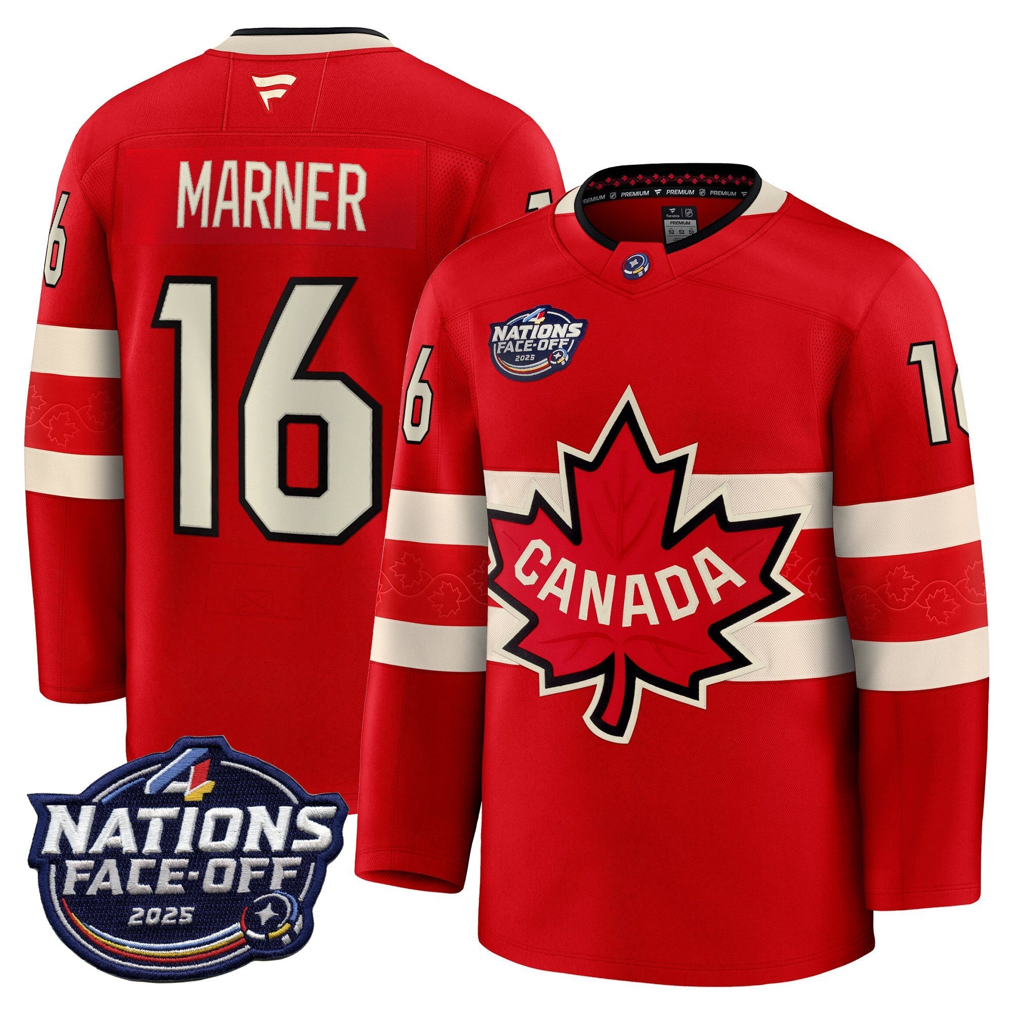 Men Canada 4 Nations Face-Off 2025 Premium Jersey - All Stitched